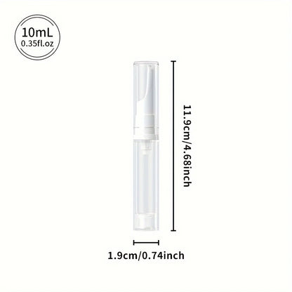 5/10/15ml Clear Foundation Dispenser Bottle Portable Travel Essence Sample Container Airless Vacuum Eye Gel Cream Empty Tubes