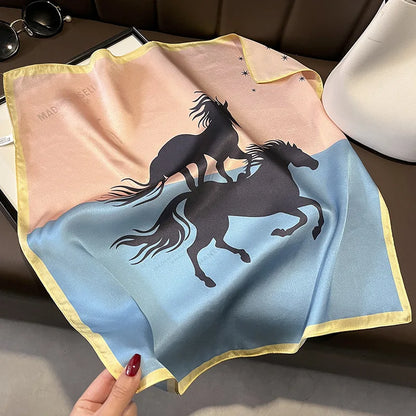 Scarf 100% Silk Bandana Women Square Scarves Wrap Kerchief Spring Fashion Luxury High Quality Headband Hijab Shawls 2026