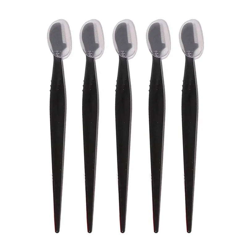 Karsyngirl 2/3/5Pcs Straight Handle Round Head Eyebrow Trimmer Beauty Tools Beginner Anti-scratch Eyebrow Trimmer Eyebrow Razor