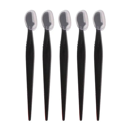 Karsyngirl 2/3/5Pcs Straight Handle Round Head Eyebrow Trimmer Beauty Tools Beginner Anti-scratch Eyebrow Trimmer Eyebrow Razor