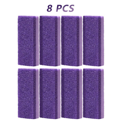 LULAA 1/10Pcs Foot Scrub Stone Double-Sided Pedicure Stone Foot Scrub Sponge for Removing Calluses and Dead Skin from The Feet