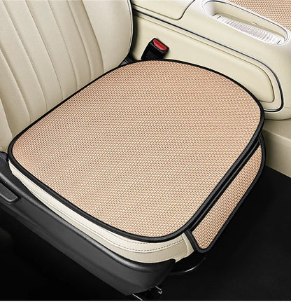 Breathable Ice Silk Car Seat Cushion Non-slip and Wear-resistant  Car Seat Cover, Square / Long / 3-Piece Set Available
