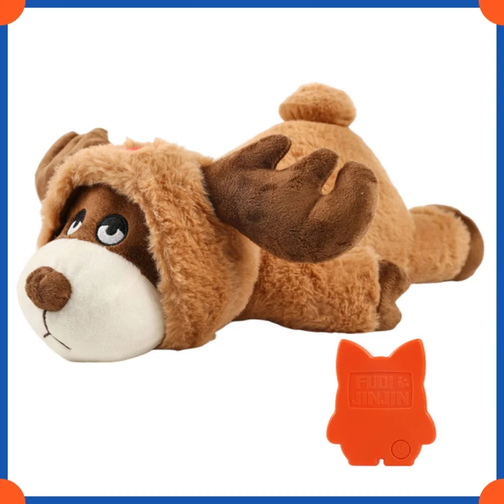 Plush Puppy Heartbeat Toys, Birthday Gifts, Rich Dog Puzzle Toys, Behavior Training, 16 Christmas