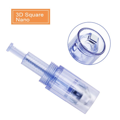 10PCS Derma Pen Needles Screw Cartridge Replacement Heads For Nano Microneedling Pen MicroNeedle Derma Stamp Skin Care