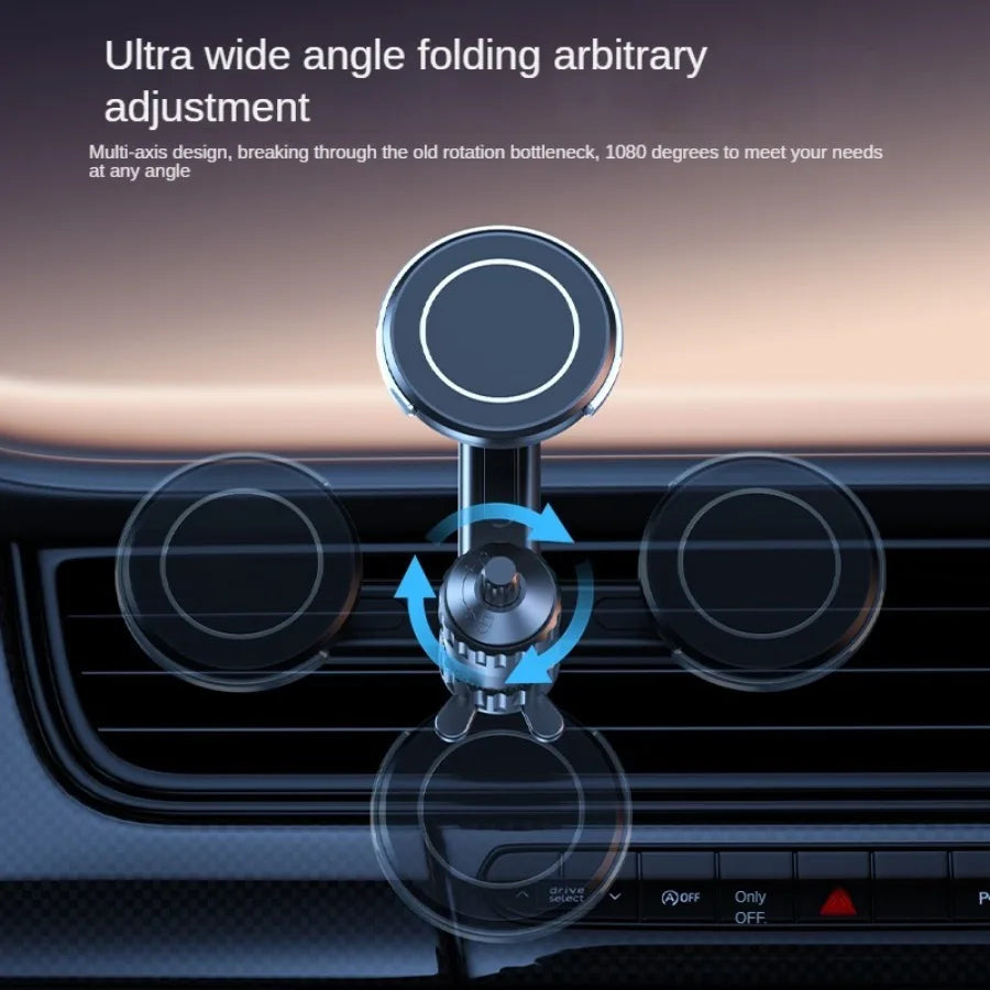 Upgraded 360° Magnetic Phone Holder Car for MagSafe Mount Magnetic Car Phone Mount, Air Vent Phone Holder Cell Phone Holder