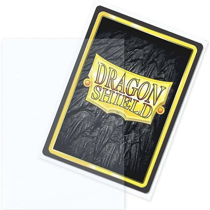 Clear Outer 100 Pcs Matte Dragon Shield :Outer Sleeves are Smooth & Tough - Compatible with Magic PKM Cards Protector Cover