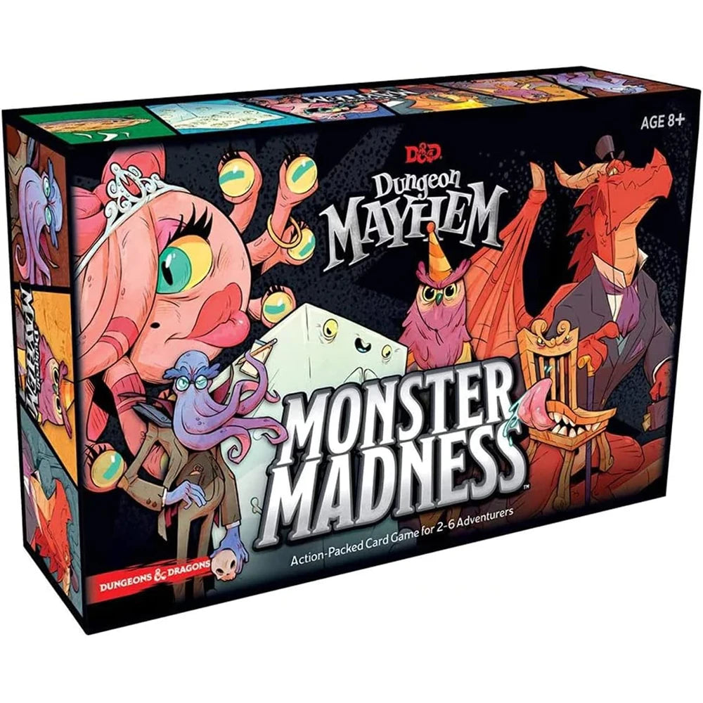 Dungeon Mayhem Dungeons Dragons Card Game 120 Cards Board Game Monster Madness Party Game for Friends and Family