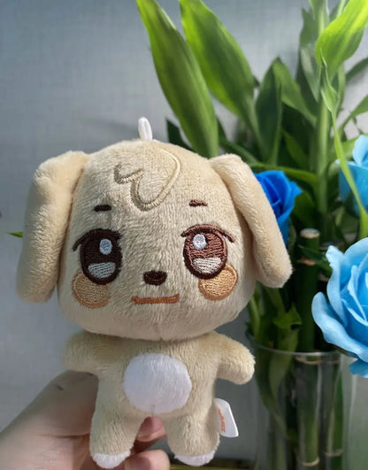 10CM Pop-up Store Doll Keychain ANITEEZ Cartoon Cute Plush Pendant Keyring Bag Accessories Kpop Yunho Yeosang Fans Gifts