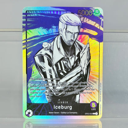 Anime One Piece OPCG English Leader Nami Law Ace Luffy Sabo Zoro Sanji Replica  Reiju Perona Game Collection Proxy Cards