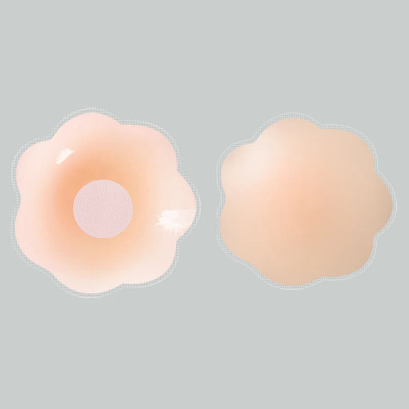 2/6/10 Reusable Silicone Nipple Patches, Seamless Self-adhesive Anti Protrusion Nipple Patches, Women's Underwear Accessories