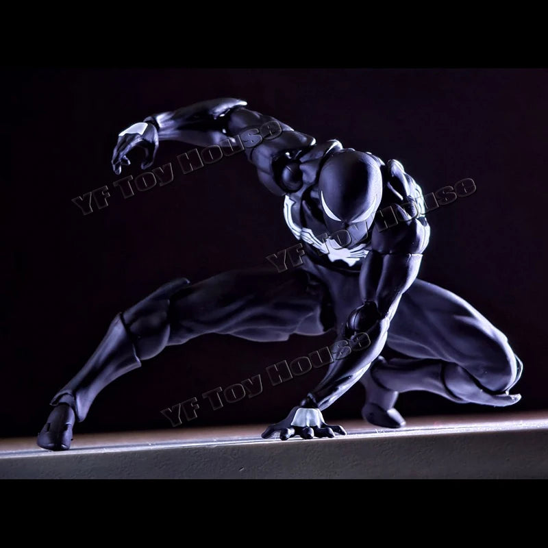 Mess Toys Genuine Facftory Figure Black Suit Neighbor Symbiote Scarlet Spider Kaine Parker Black Red Spider Action Figure Toys
