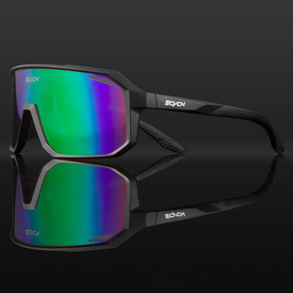 SCVCN Cycling Glasses Bike Mountain Bicycle Hiking Camping Golf UV400 Sunglasses Sport Protection Glasses for Men Women Baseball