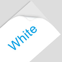 Blue on White