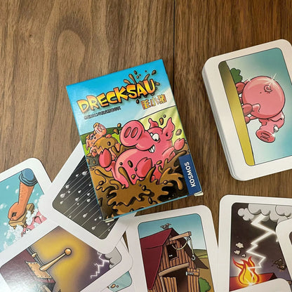 Hot board games Chicken Chiu Chiu Board Game Drecksau Black Sheep Piou Piou Party Cards Game Intellectual Toys Gifts