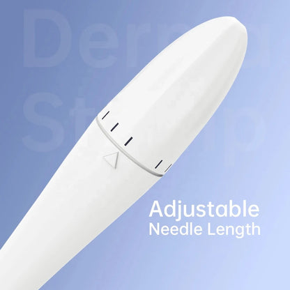 DRS140A Derma Stamp Microneedle 140A Adjustable Micro Needles Roller Beauty Skin Care Tool for Hair Face  Scalp  Beard 0.2mm