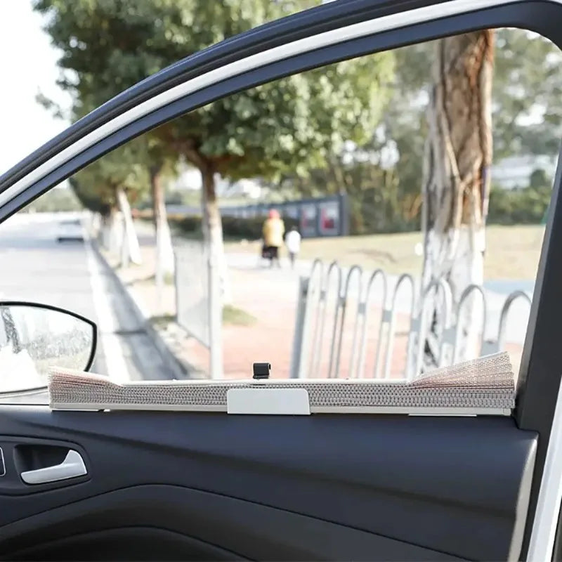 1PCS Car Side Folding Sunshade Retractable Car Front/Rear Window Sunshades Mesh UV Protect Curtain Foldable Auto Truck SunShield