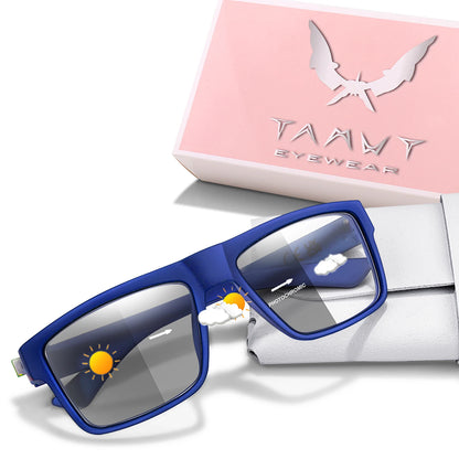 Fashion Polarized Color Changing Cycling Sunglasses Men Night Vision Car Driving Sunglass Dirt Bike Motorcycle  Glasses