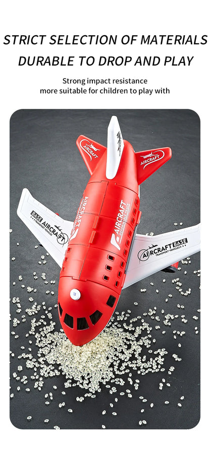 Creative and novel deformation airplane toy combination - Multiple themes, gift box packaging - Gifts suitable for boys and girl