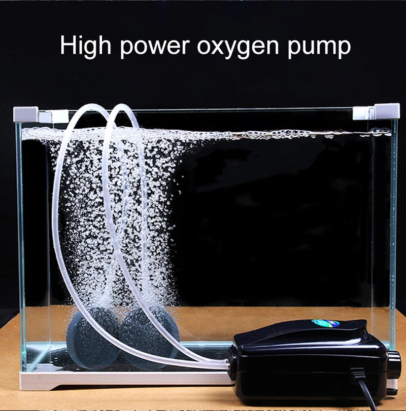 SOBO Silent Aquarium Oxygen Air Pump Fish Tank Adjustable Air Volume High Power Oxygenator Air Compressor Aerator 220v