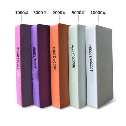 1Pcs Polishing Sponge Block 1000/2000/3000/5000/10000 Grit Dual-sided Wall Grinding Sponge Sand Block Sandpaper Sand Brick