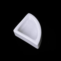 White Fanshaped L