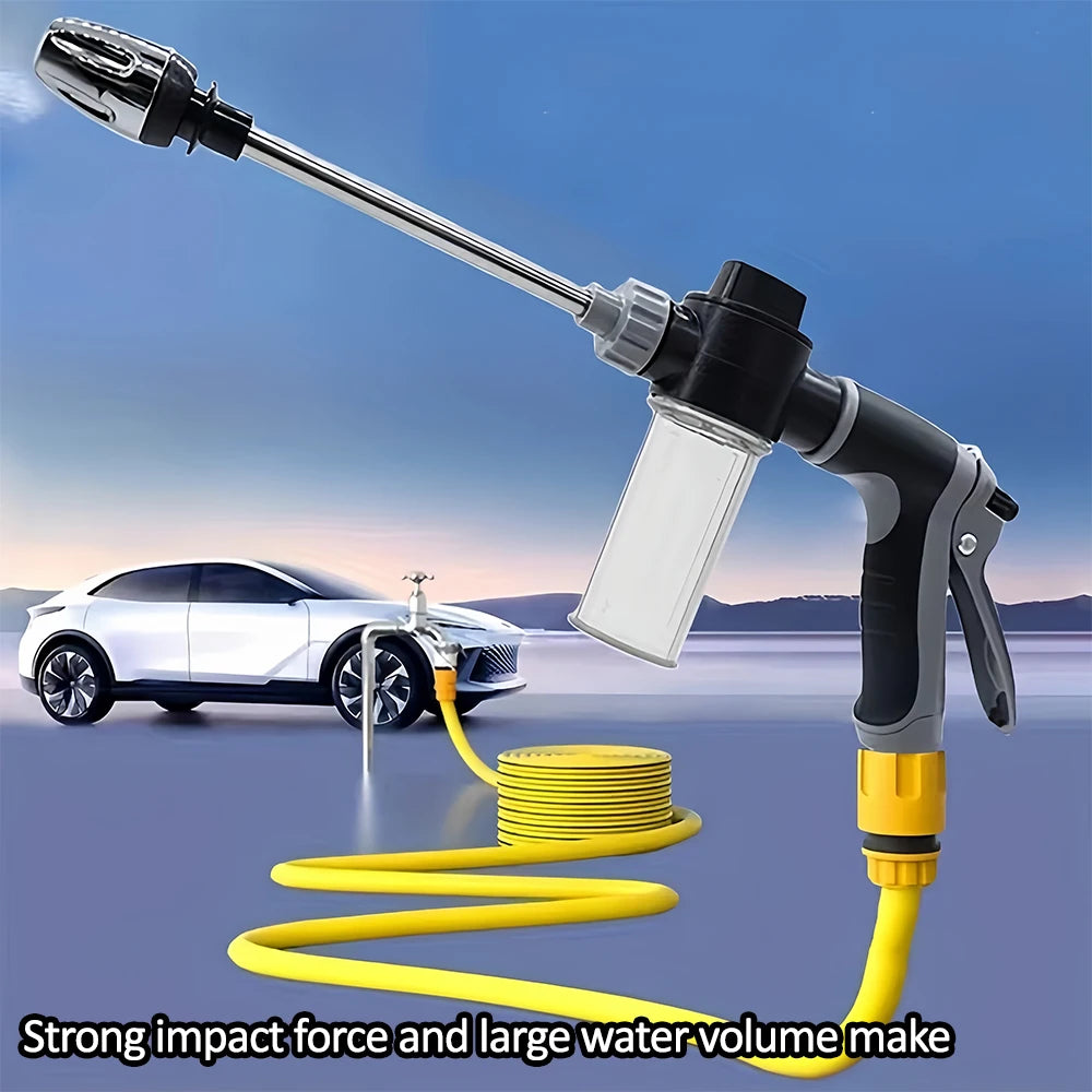 1 Pack High Pressure Spray Water Gun Garden Watering Hose Nozzle Sprinkler Car Washing Gun Car Cleaning Washing Tools