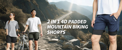 WOSAWE Bicycle Shorts Spring Summer Motocross Racing Shorts Downhill Mountain Bike short Pants Non-removable Cycling Underwear