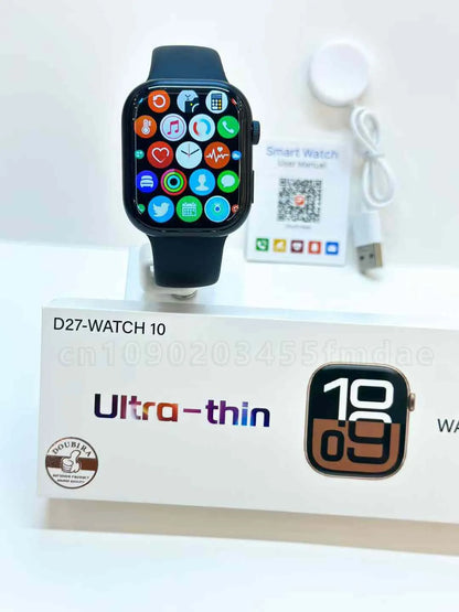 New Watch10 Series GPS Smart Watch Men Always On Display Heart Rate Body Temperature BT Call Women Waterproof Series Smartwatchs