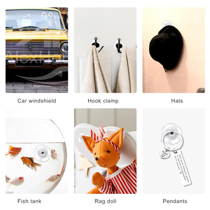 5/10Pcs Suction Cups with Screw 25/32/41/53mm Plastic Sucker Pad Holder PVC Sucker with Screw Nut for Bathroom Window Car Shade