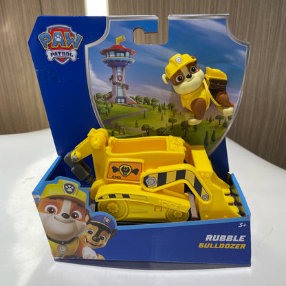 100% Genuine Paw Patrol Kids Toy vehicles with Action Figure Dogs Anime Doll Kids Model Children Birthday Christmas Gift