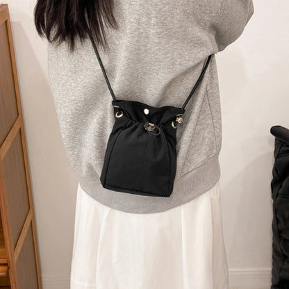 Nylon Crossbody Bag Soft Mini Phone Wallet Multifunctional Square Shoulder Bag Crossbody Purse Canvas Purse Messenger Bag