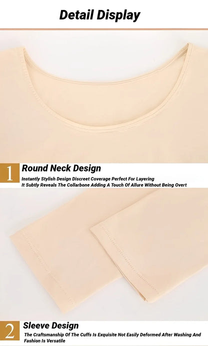 Warm Thermal Underwear Sexy Ladies Intimates Long Johns Women Shaped Sets Female Middle Collar Shaping Clothes Set Winter