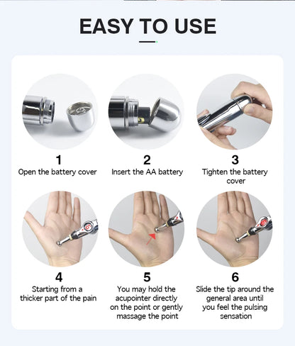 Electronic Acupuncture Pen Acupuncture Point Pen Acupuncture Point Pen Meridian Energy Meridian Pen Massage Pen Acupuncture Acup