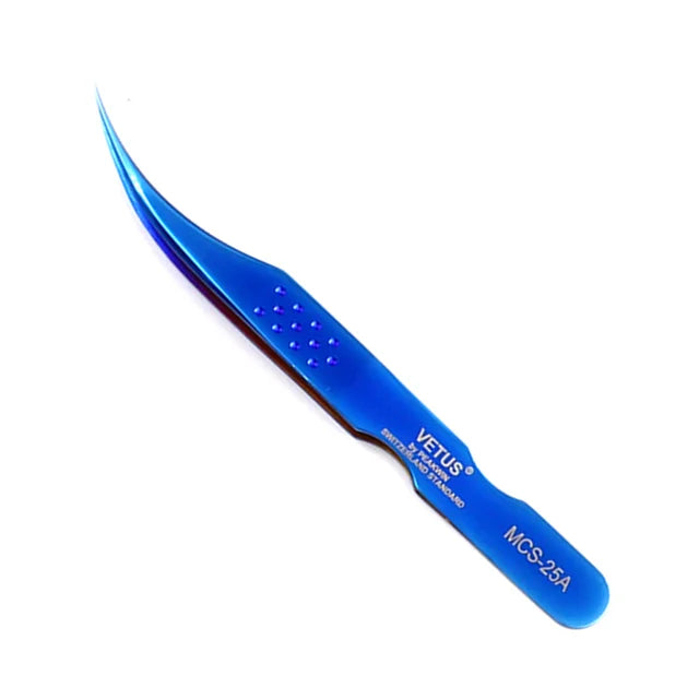 100% Vetus Original MCS Series New Style Premium Eyelashes Tweezers Ultra Fine Tip Improve for 3D 6D Lashes Extensions