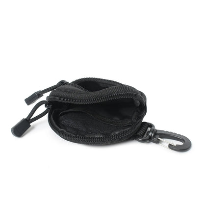 1000D New Outdoor Casual Men Coin Wallet Portable Mini Money Coin Pouch Keys Holder Waist Bag Round Small Case Zipper Wallet
