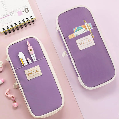 Kawaii Pencil Cases Large Capacity Pencil Bag Pouch Holder Box for Girls Office Students Organizer School Stationery Supplies