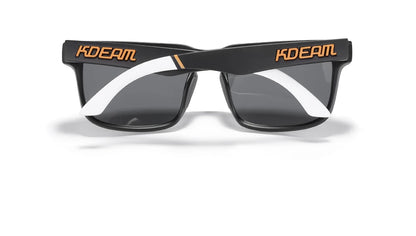 KDEAM Men's Polarized Sunglasses Square Casual Outdoors Sun Glasses Women Unisex Sunglass For Couple With Zipper Case