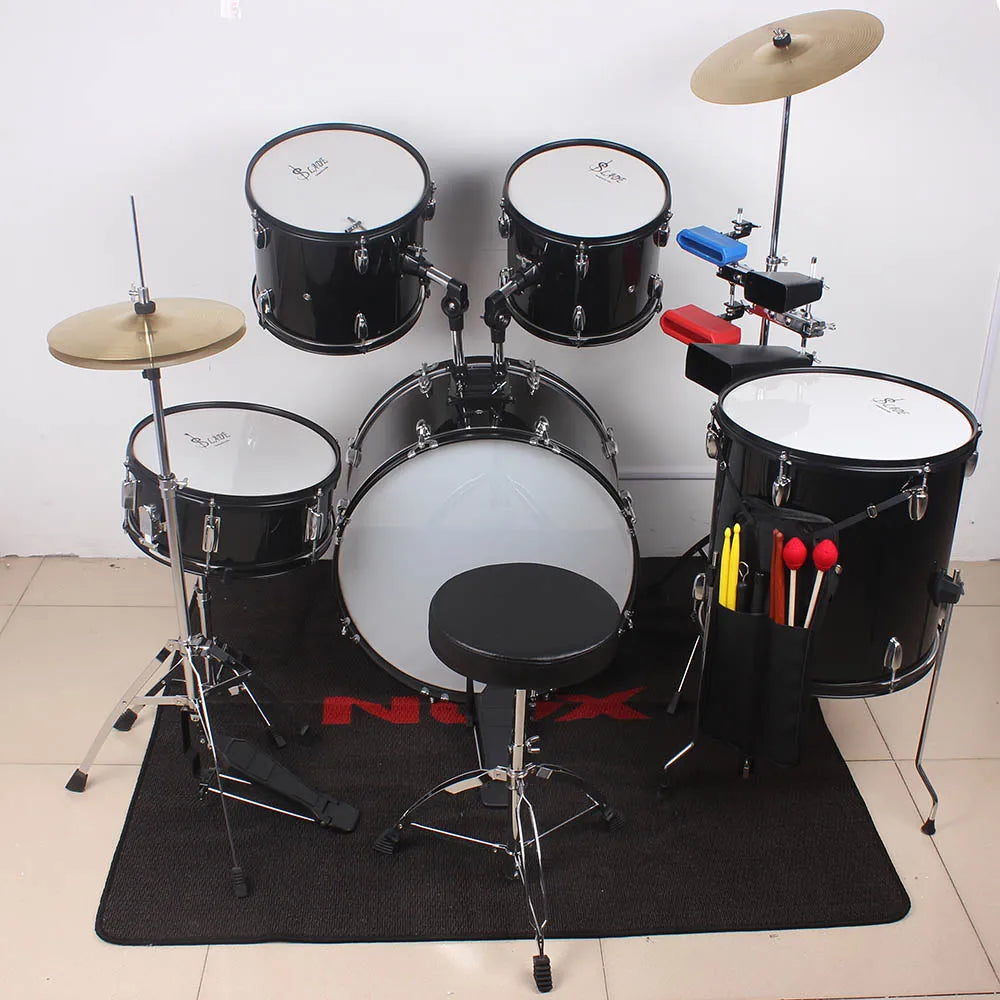 IRIN DrumStick Bag Ethnic Style Oxford Cloth Drumstick Thicken Case Large Capacity Handbag Percussion Instrument Accessories