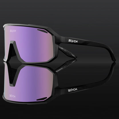 SCVCN Cycling Sunglasses Bike Mountain Driving Glasses Outdoor Sports Hiking Glasses Men's Glasses for Leisure Sunglasses