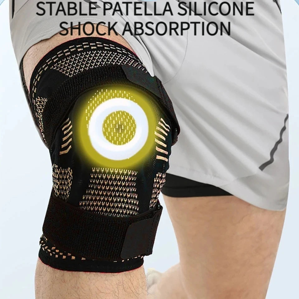 LOOGDEEL Sport Kneepad Patella Gel Knee Support Compression Sleeve Knee Pain Meniscus Tear Injury Recovery With Side Stabilizers