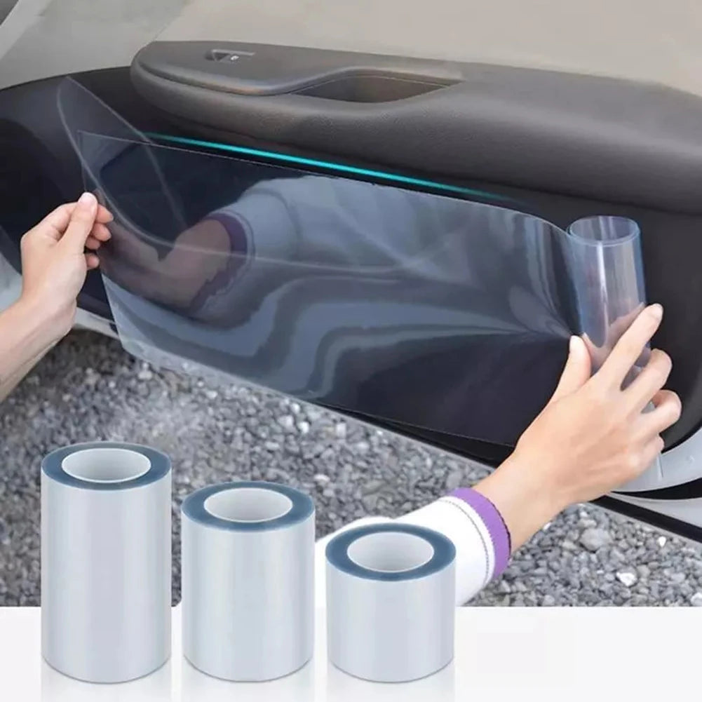 Car Protective Film Transparent PU Film Car Scratch Wrap Multi-Use Paint Film Automotive Transparent Protective PU Film