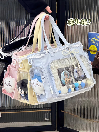 Ballet Girl Has A Large Appetite Itabag Japanese 2D Single Shoulder Cross Body Goods Bag Gift For Friends only no dolls no card