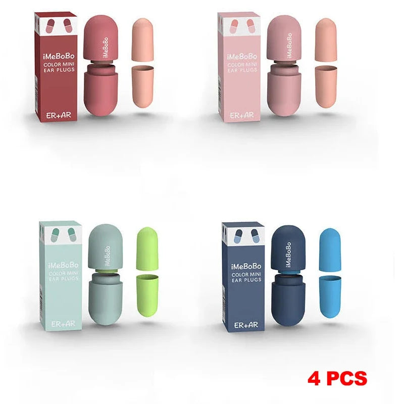 Soundproof Sleep Ear Plugs Earplugs for Sleeping Special Mute Soft Slow Rebound Student Anti-Noise Protection Anti Snore Earplug