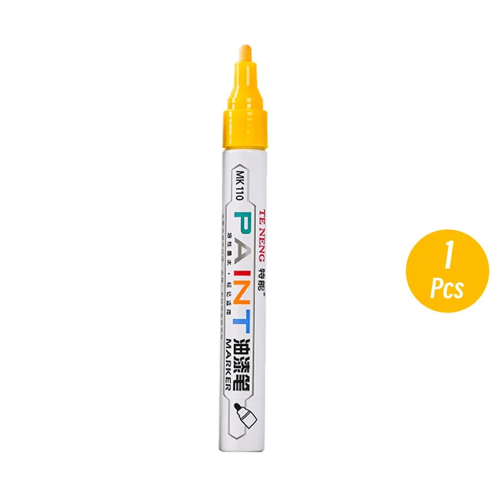 8 Colors Car Scratch Repair Paint Pen Quick Dry Touch Up Paint Repair Pen Waterproof Wheel Tyre Marker Auto Paint Marker Pens