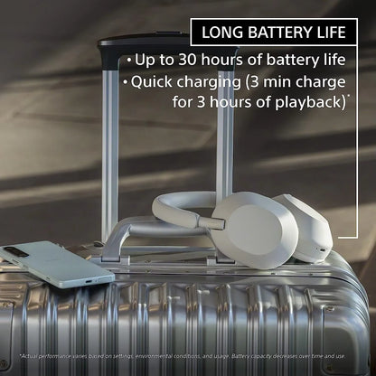 Sony WH-1000XM5 Wireless Noise Canceling Headphones Integrated Processor V1 Soft Fit Leather 30 Hour Battery Life 4 Microphones