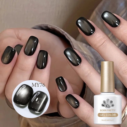 BORN PRETTY 10ml Brown Purple Black Red Cat Magnetic Gel Polish Manicure Soak Off UV Gel Nail Art Varnish Autunm Winter Nails
