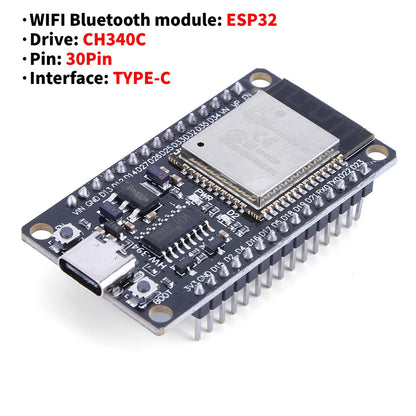 ESP32 Development Board WiFi + Bluetooth module Ultra-Low Power Consumption Dual Core NodeMCU-32S ESP32 32D 32U 30Pin Board