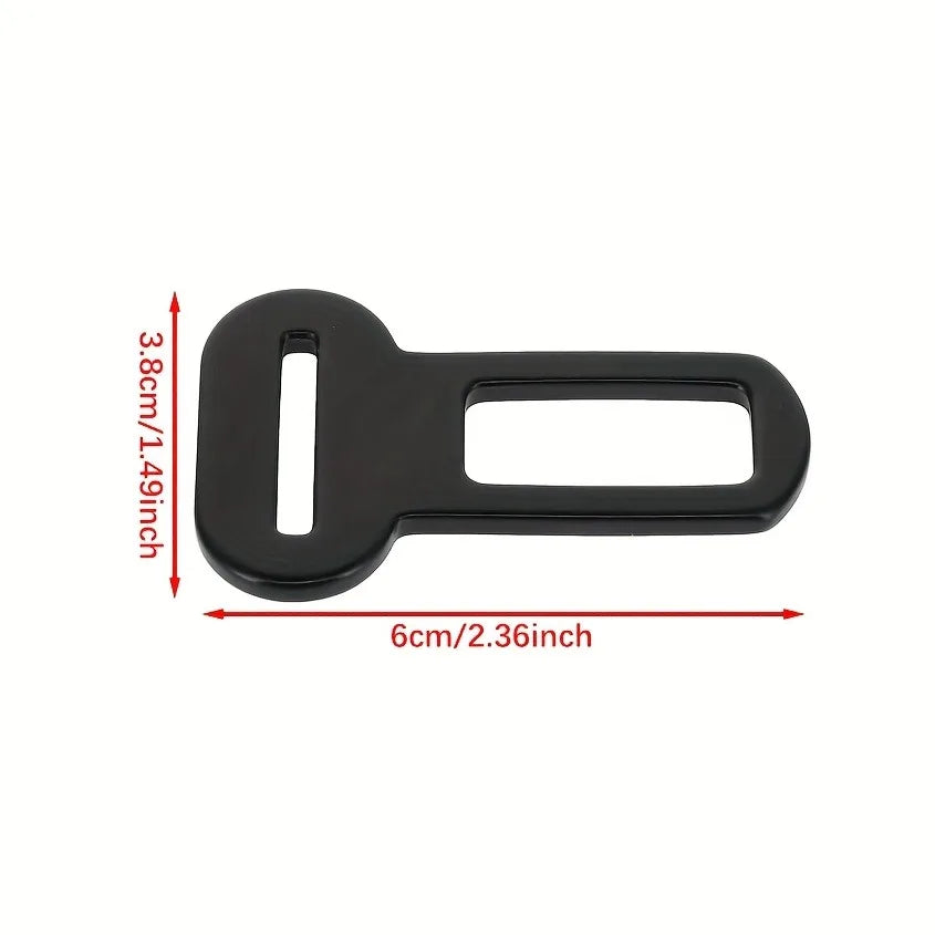 2/4 Pet Seat Belt Adapters - Car Metal Clips for Pet Leashes, Compatible with Truck & Car Seats