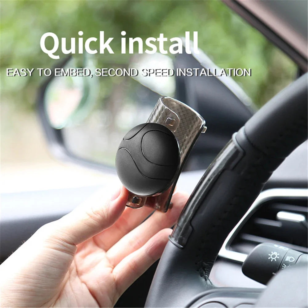 Universal Car Steering Wheel 360° Spinner Handle Ball Knob Booster Multifunctional High-end One-hand Steering Assist Driving