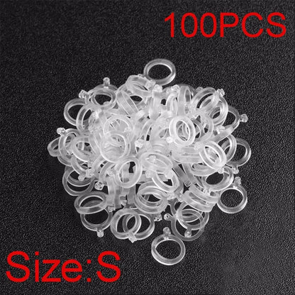 100pcs/pack Baitbands For carp coarse fishing tackle White bait band pellet bait bands Fishing Accessories